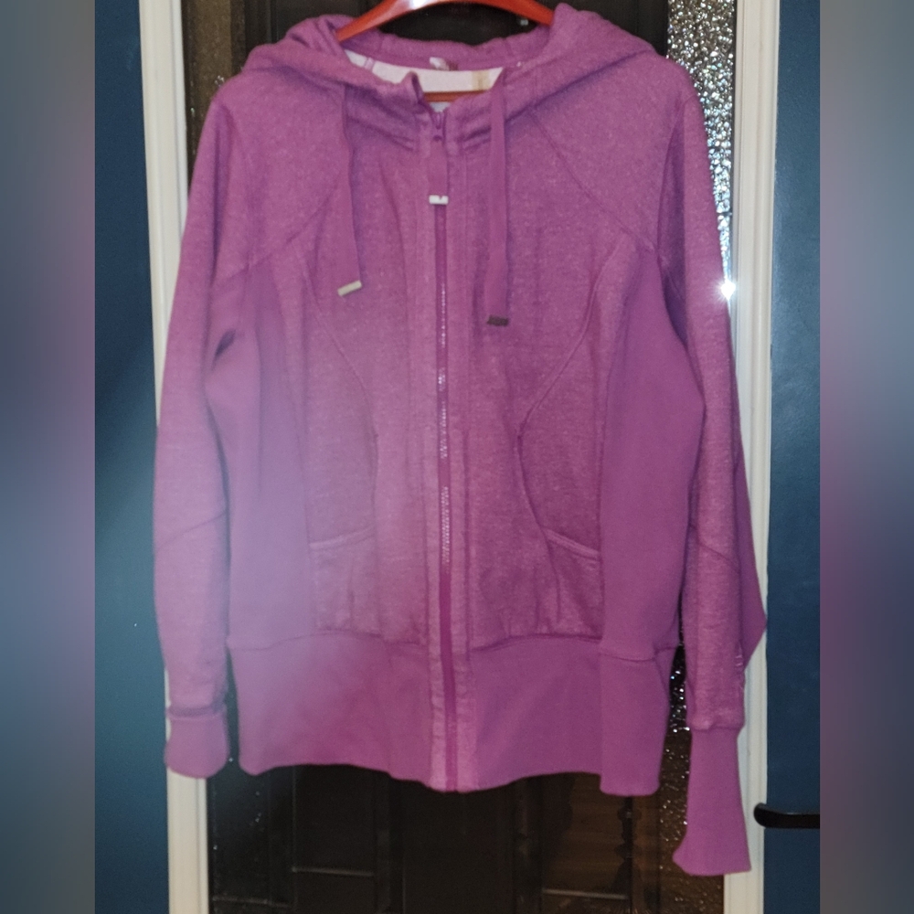 Purple Hoodie with Zipper
